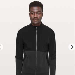 Lululemon Carbon Capture Classic Black Lightweight Zip Jacket( Large)